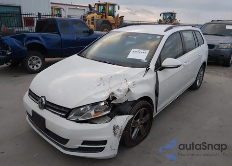 2015 Volkswagen Golf Sportwagen Tdi S 4-Door z USA, uszkodzony, nr VIN 3VWCA7AU9FM512623